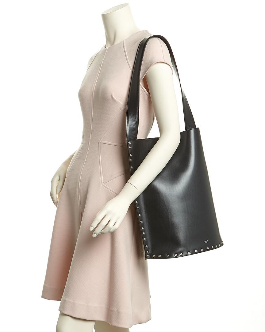 celine bucket bag black