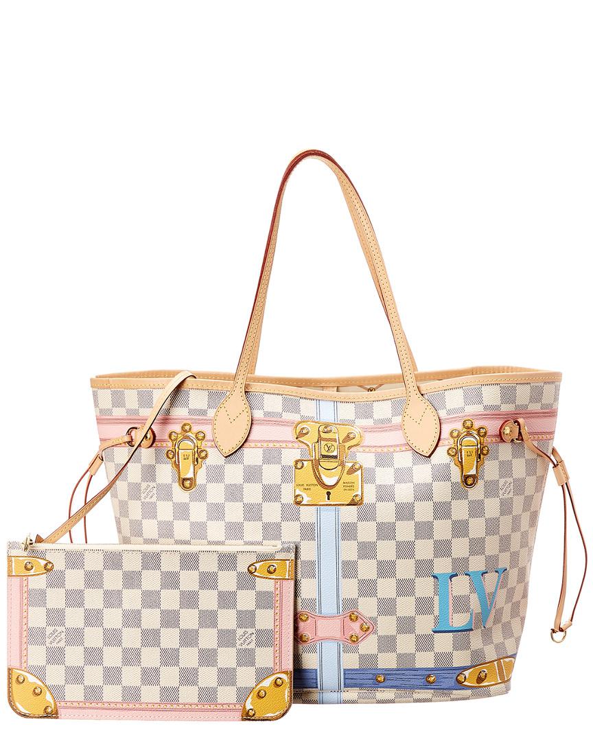 Louis Vuitton Limited Edition Damier Azur Canvas Neverfull Mm Nm - Lyst