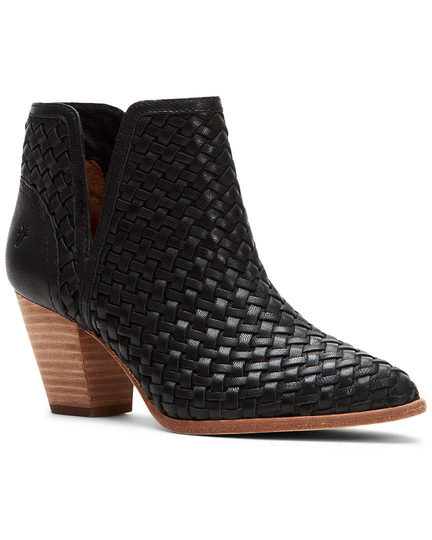 FRYE Womens Reed Cut Out Woven Bootie Ankle Boot 