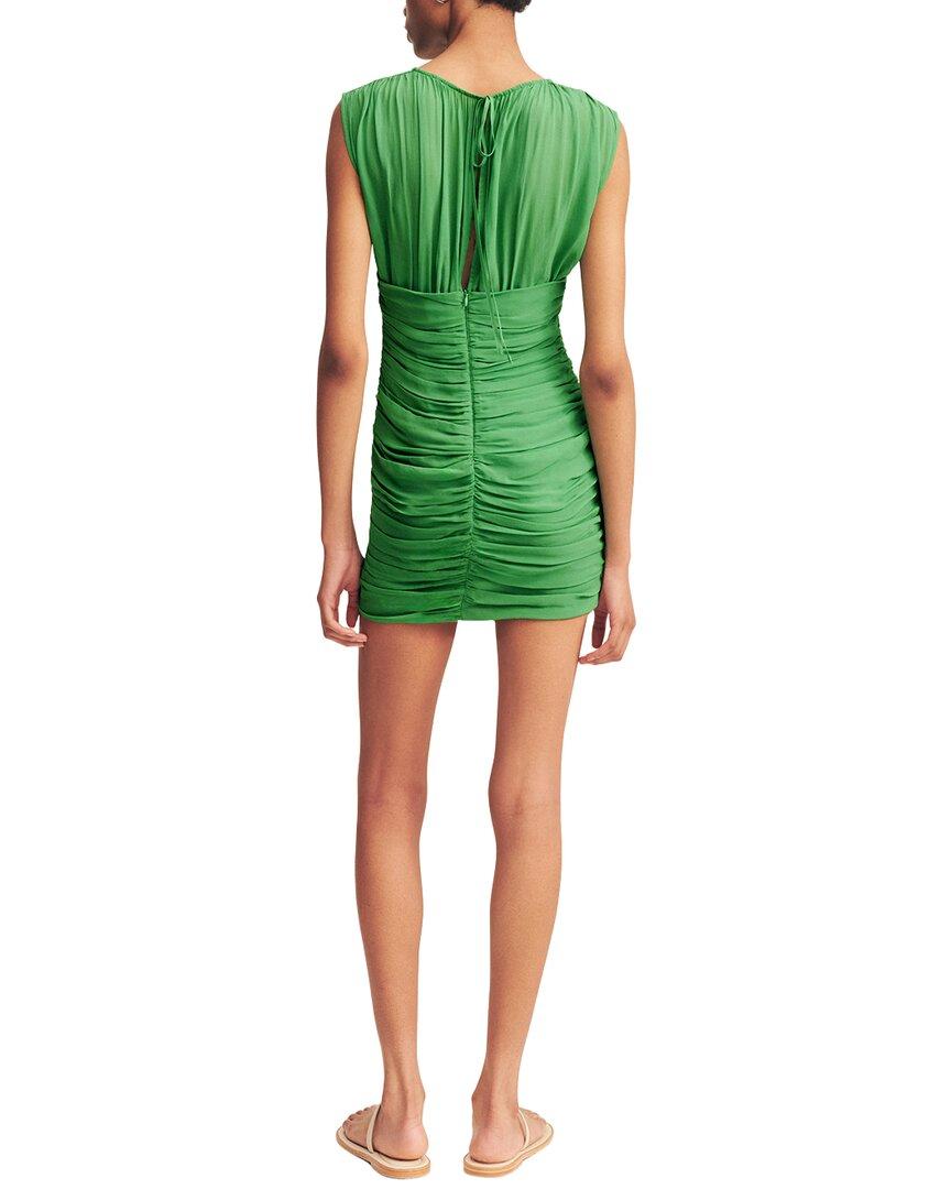 Shona Joy Blair Paneled Gathered Mini Dress in Green | Lyst Shona Joy Blair Paneled Gathered Mini Dress in Green | Lyst