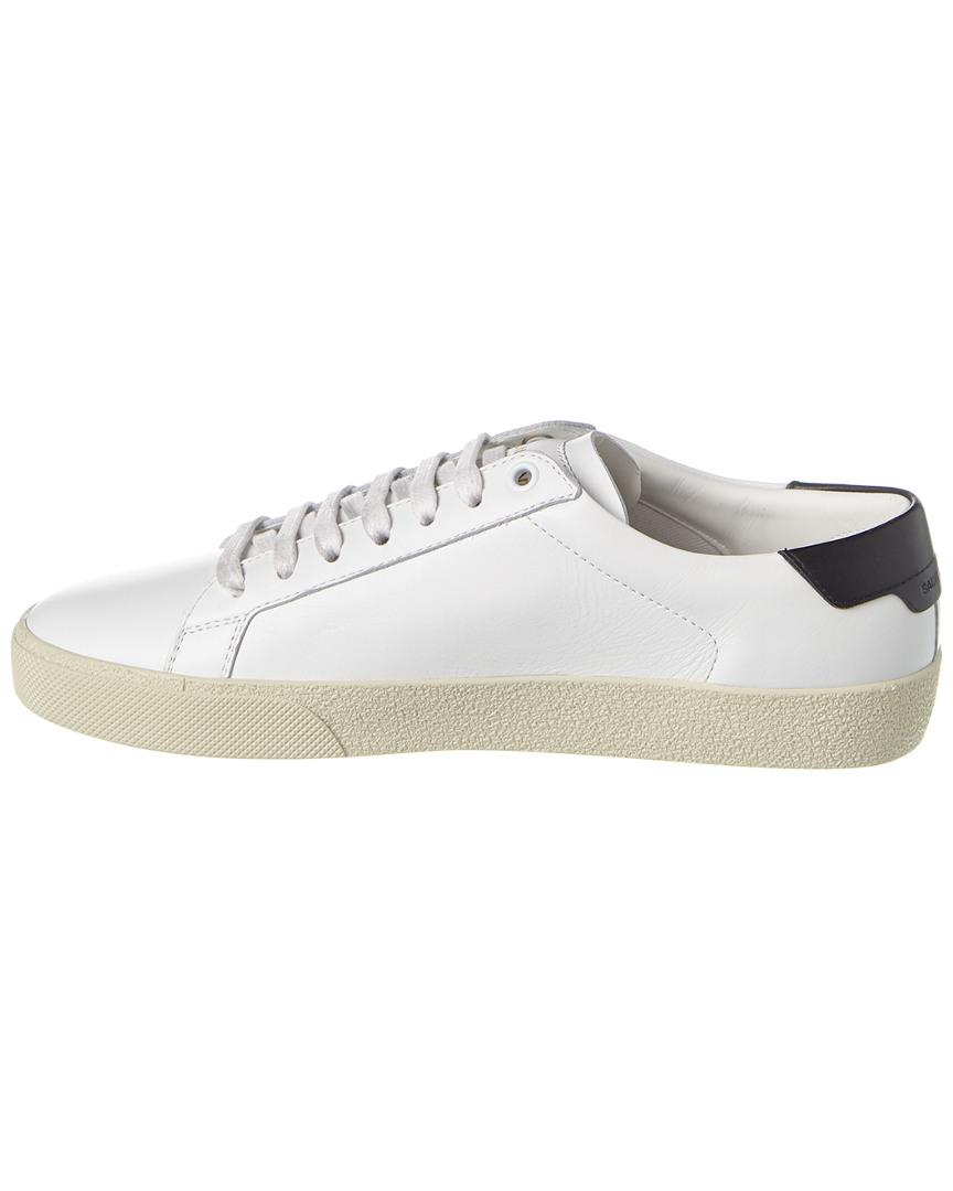 Saint Laurent Court Classic Sl/06 Leather Sneaker in Beige (White) - Lyst