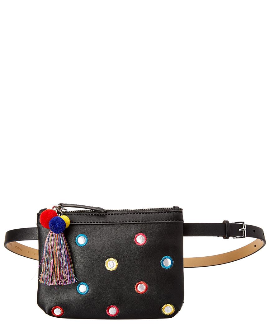 Juicy Couture Belt Bag With Embroidered Discs in Black | Lyst