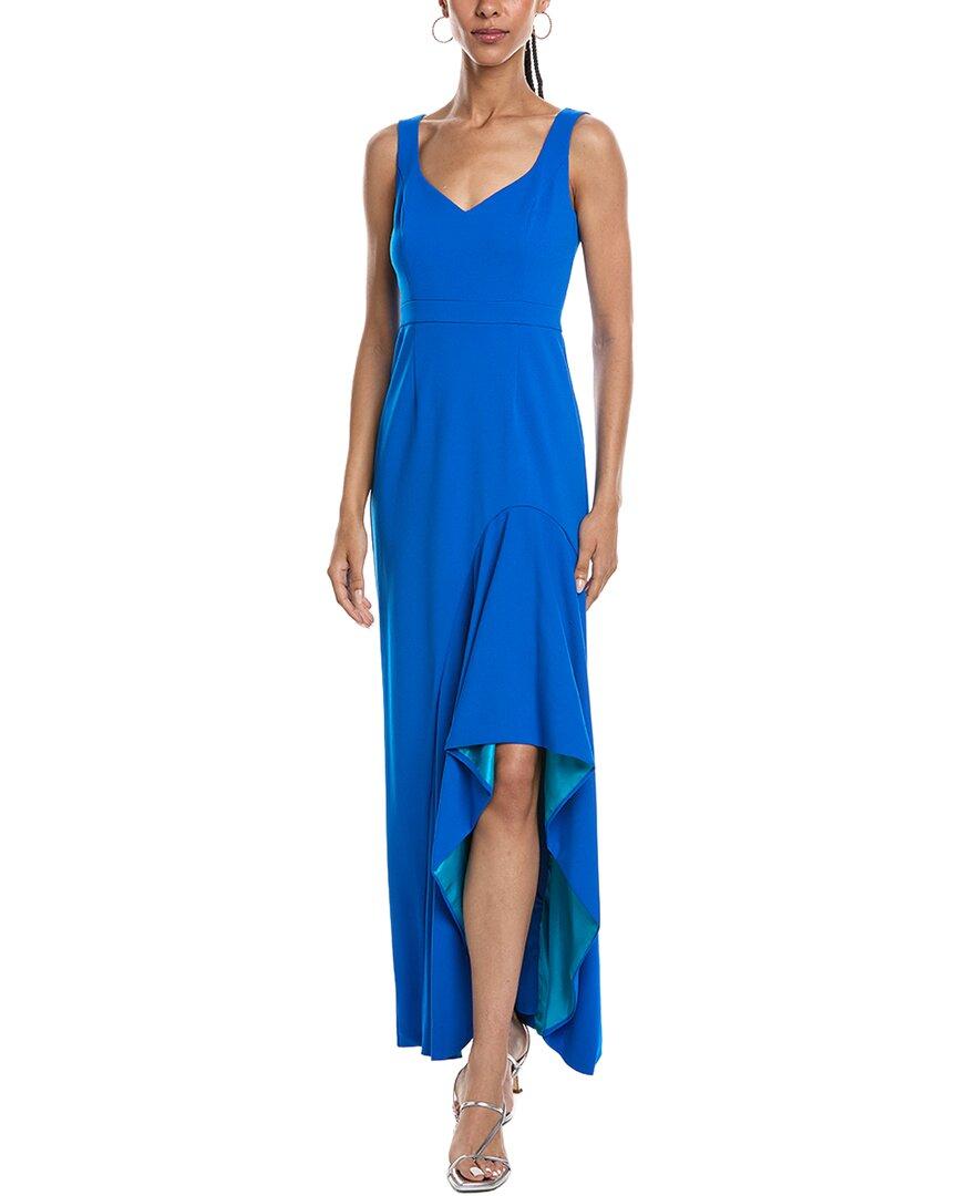 navy blue dress for baby girl Vince Camuto Laguna One-Shoulder Ruffle Detail Asymmetric Midi Dress in COB at Nordstrom, Size 14