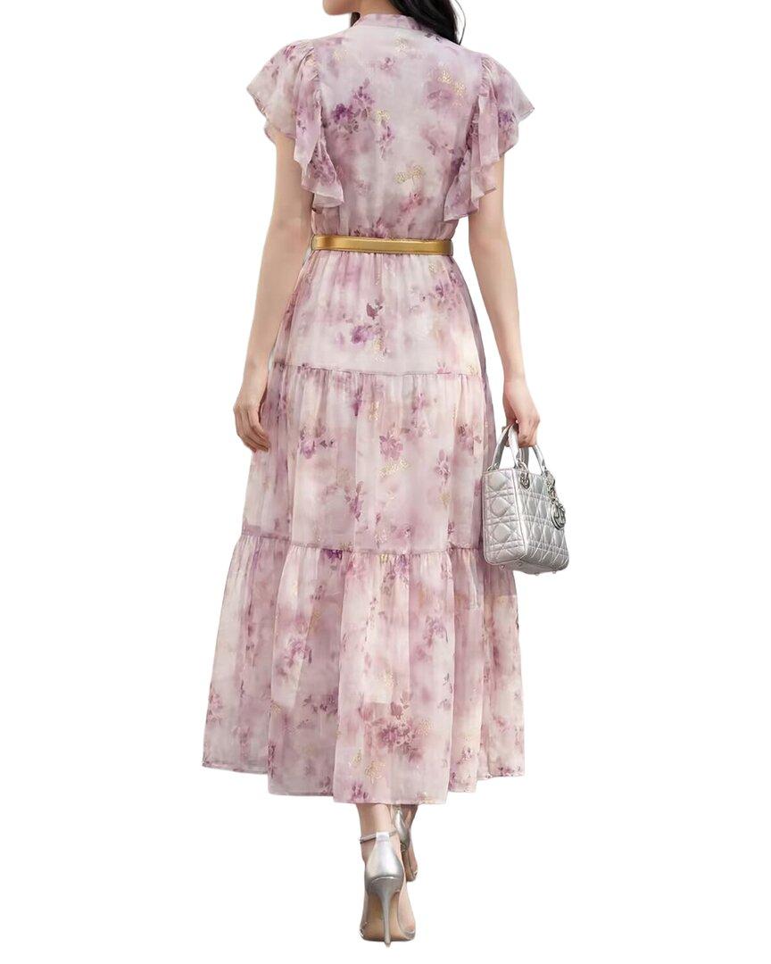 davin linen dress Linen Maxi Dress with Pockets main image 1