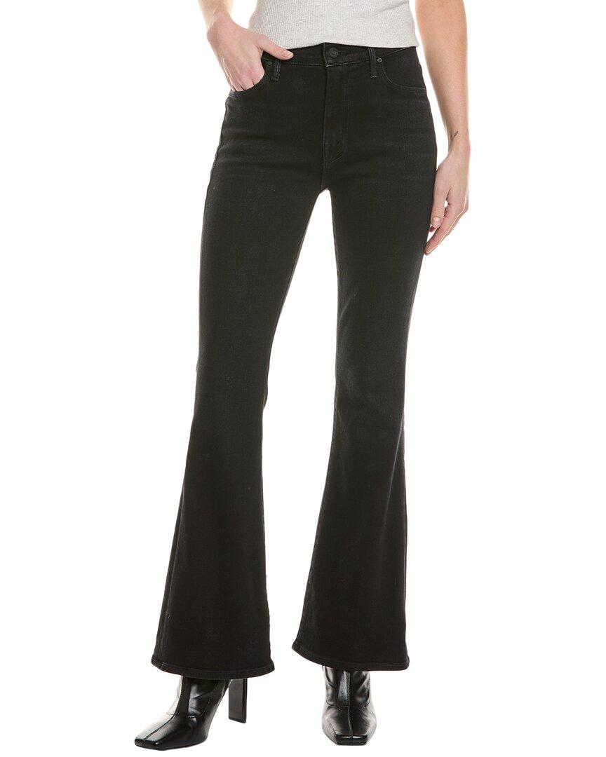 Mother The Weekender Deep End Flare Jean in Black Lyst UK
