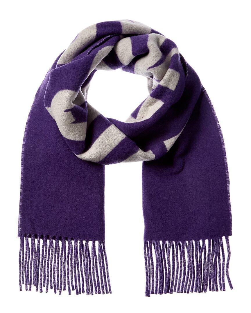 Jacquemus L'écharpe Wool Scarf in Purple | Lyst