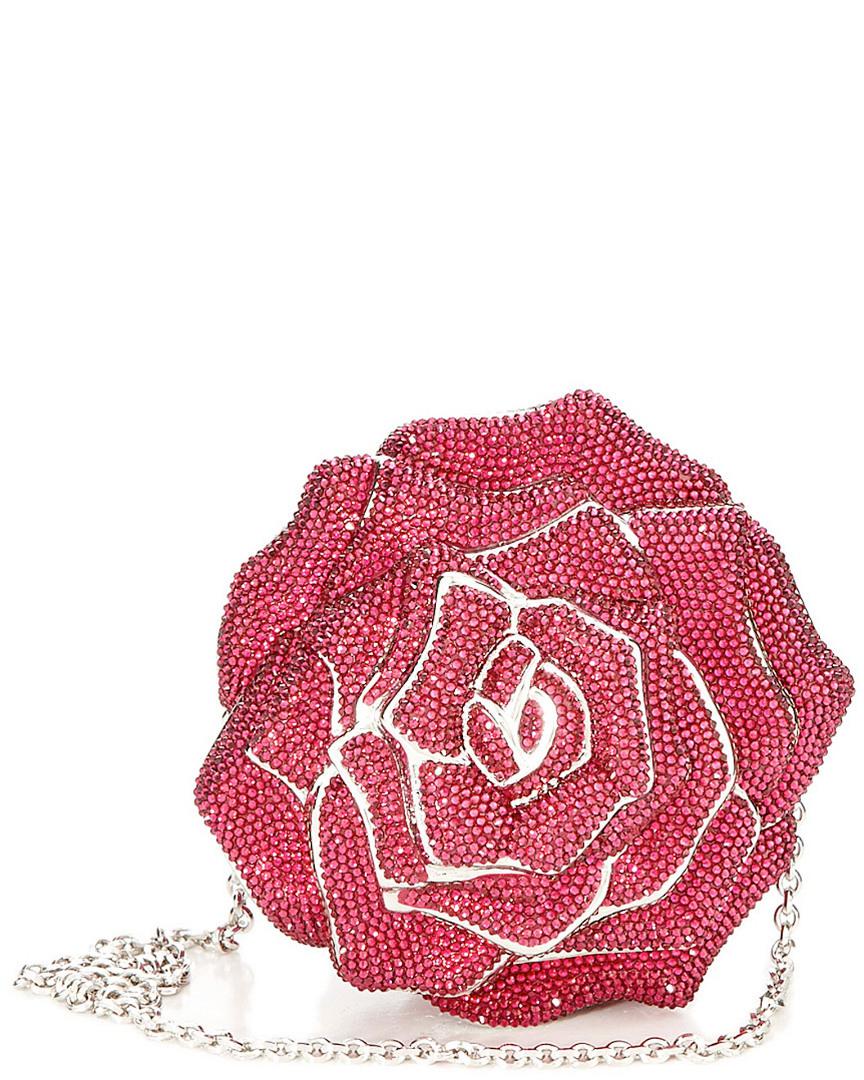 judith leiber rose clutch