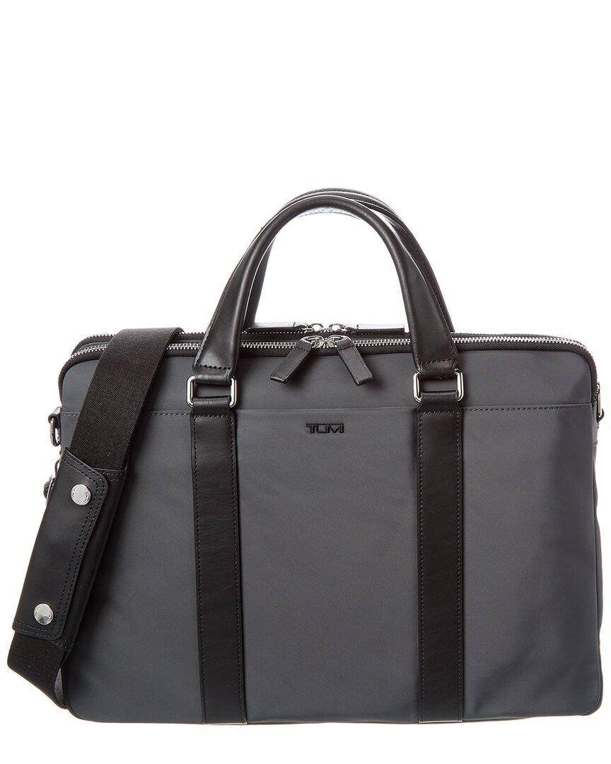 Tumi Thornberry Triple Compartment Briefcase in Black | Lyst