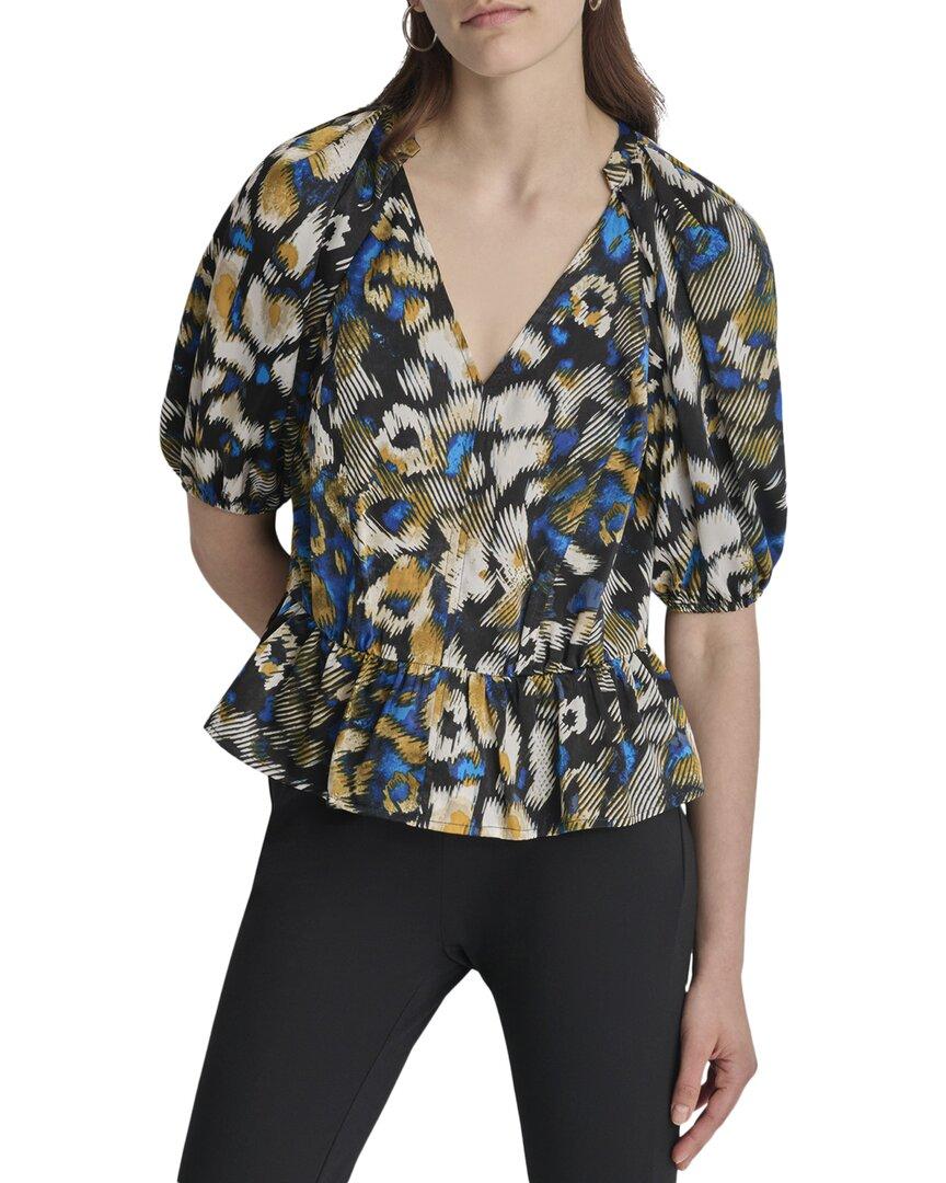 dkny peplum top