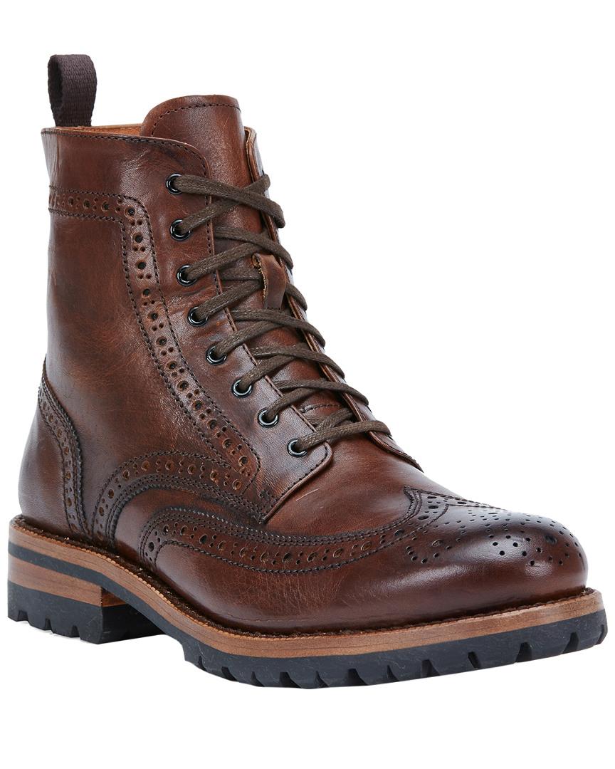 Frye Leather George Lug Brogue Boot in Brown for Men - Lyst