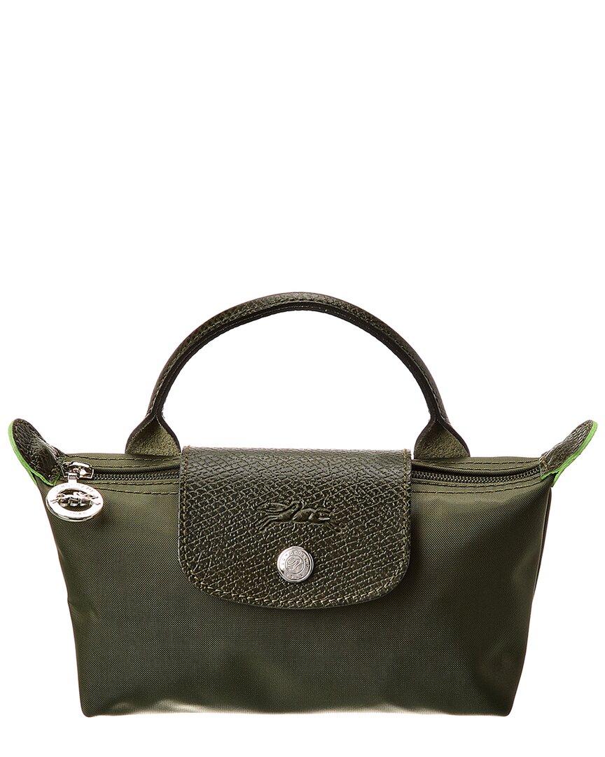 Longchamp Le Pliage Green Canvas Cosmetic Bag in Black Lyst UK