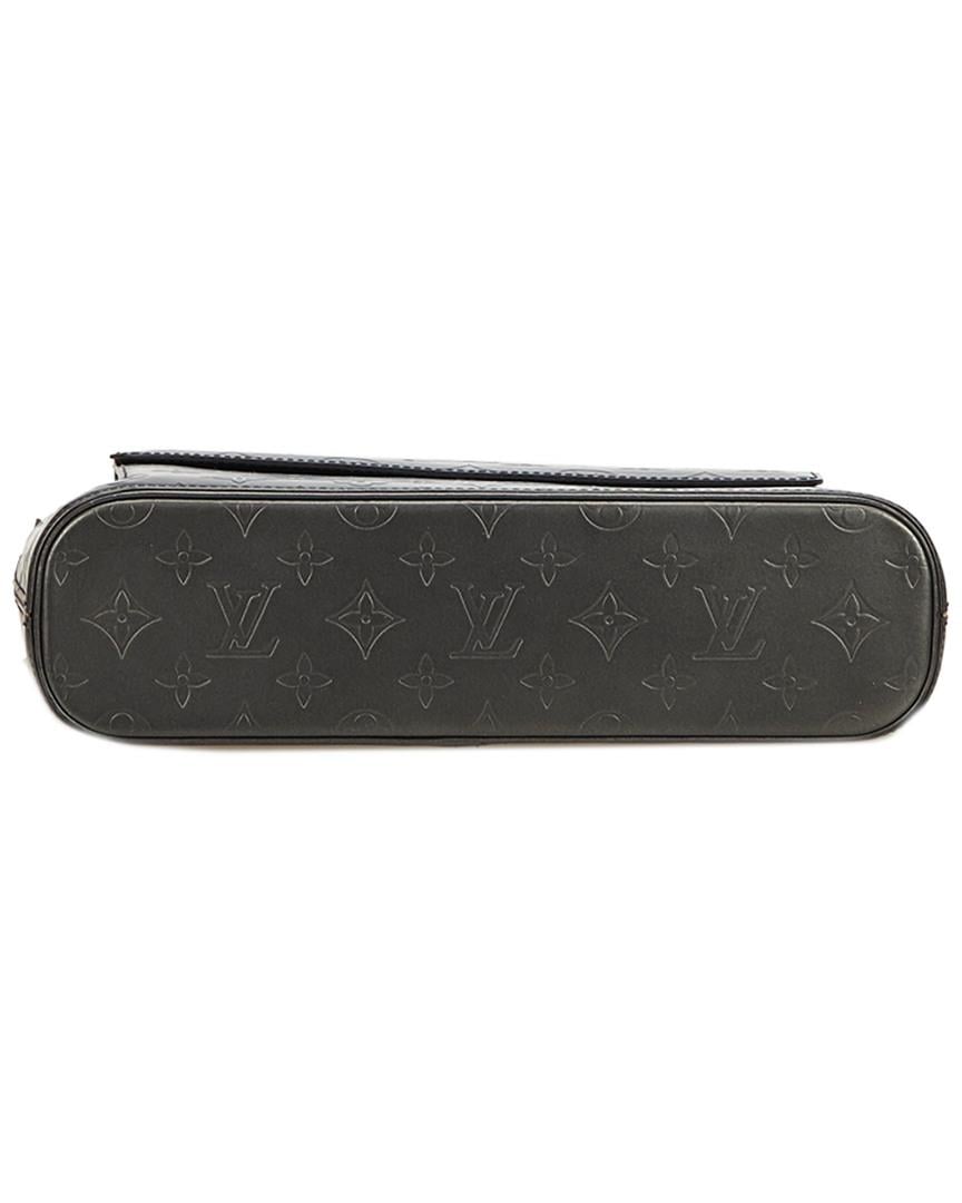 Louis Vuitton Black Monogram Glace Fonzie For Sale at 1stDibs