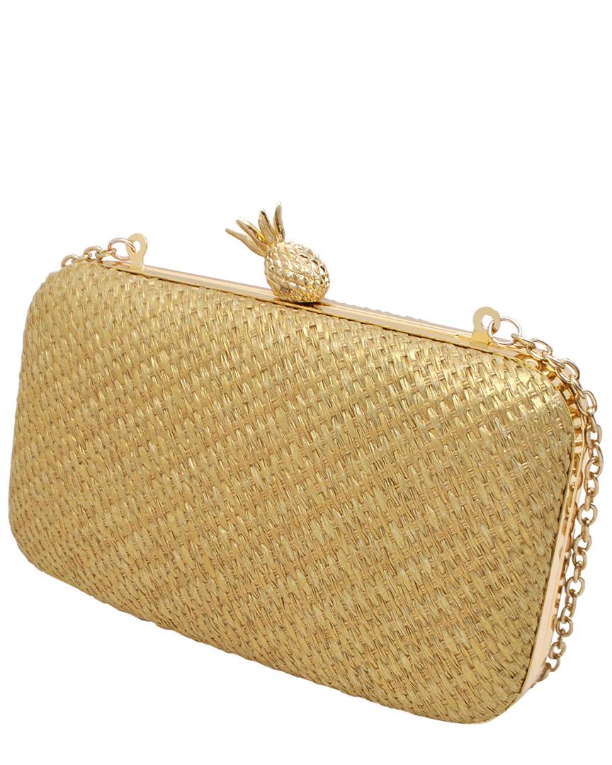 small raffia clutch
