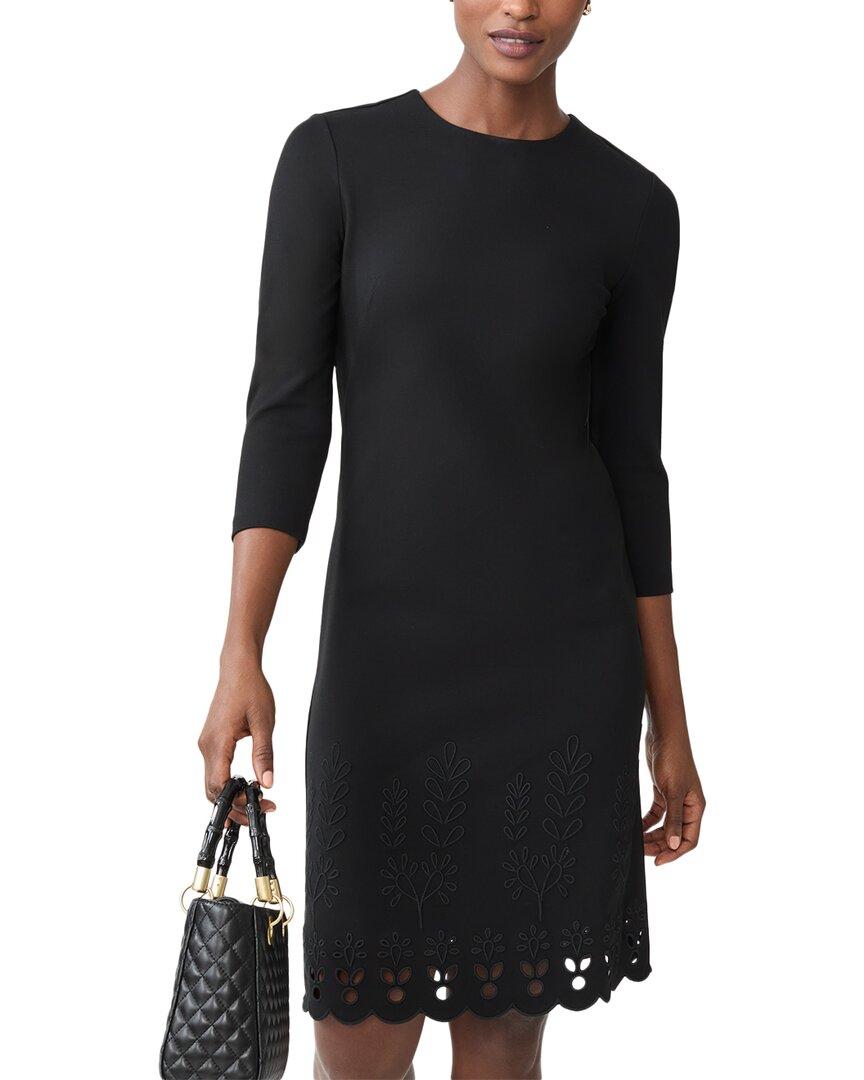 j mclaughlin black dress J. McLaughlin Black Dress 3/4 Sleeve Knee Length LBD Size XSmall