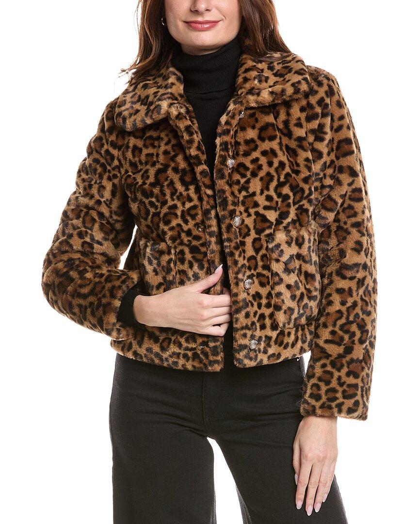 belvet Leopard Lined Fireman Jacket Leopard-Lined Fireman Jacket