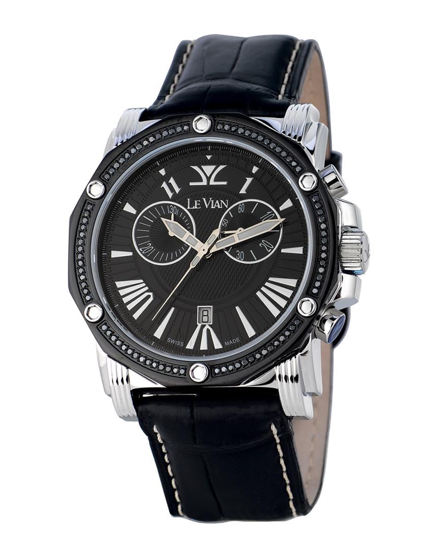 Le Vian Leather ? Alligator Diamond Watch Lyst
