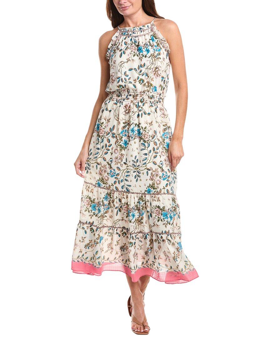 sachin and babi light blue dress MAX STUDIO Flutter Sleeve Empire Waist Maxi Dress