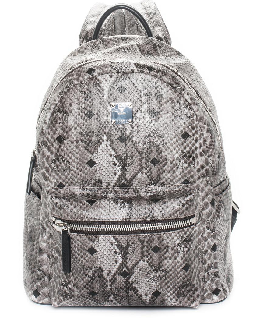 snakeskin bookbag