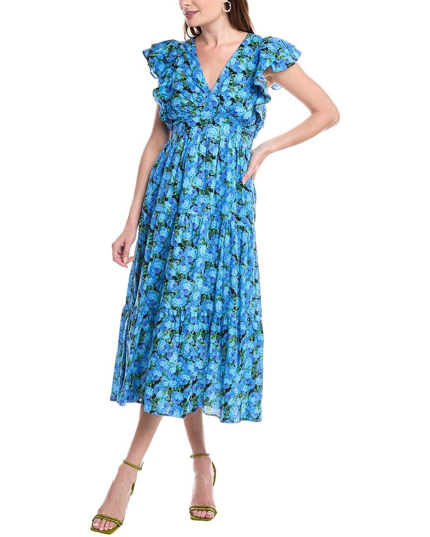 Dress Sale Wallis Blue Magnolia Tiered Dress English Factory Tiered Dresses  For Women Lyst