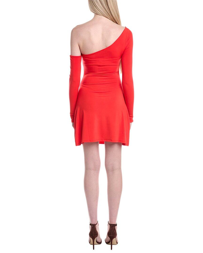 knee length dresses for ladies Larrah Embellished Bow Velvet Mini Dress – VICI main image 0