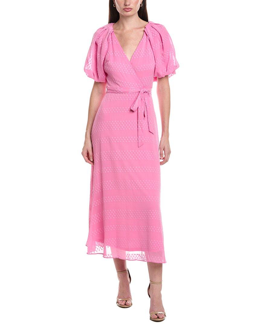 maison tara pink dress Maison Tara Crinkle Voile Sleeveless Midi Dress in Pink