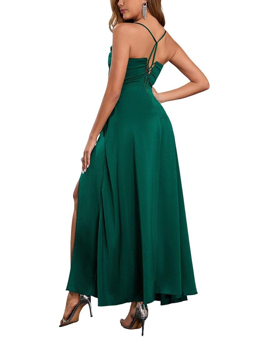 chinese dress ladies AMINA GLAM Maxi Dress