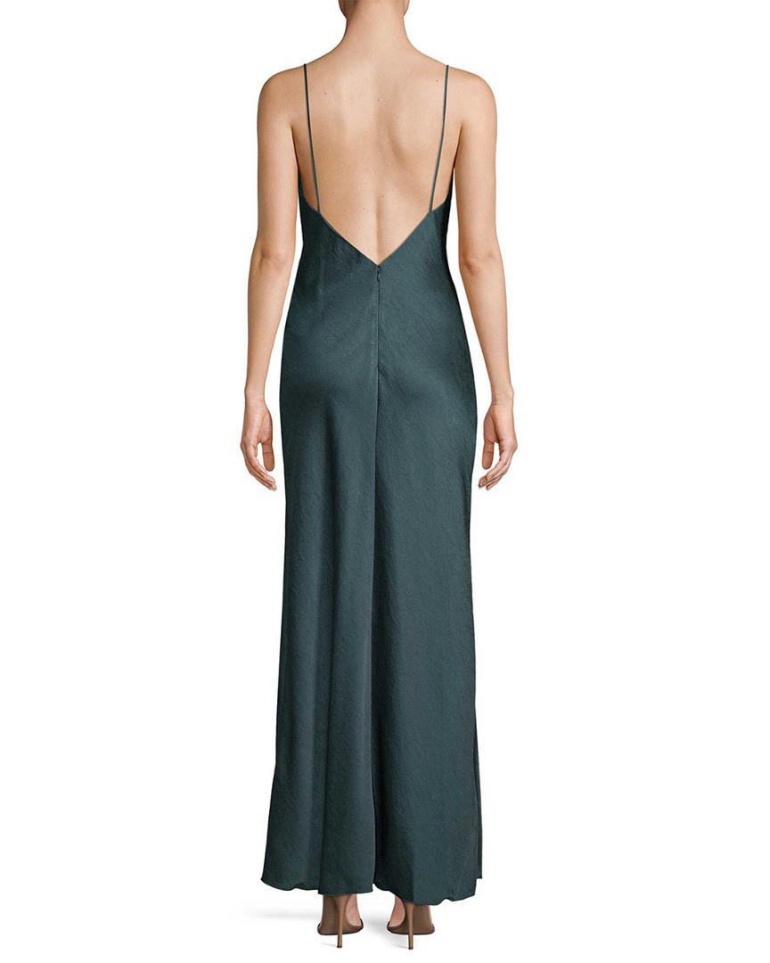camilla and marc bowery slip dress green