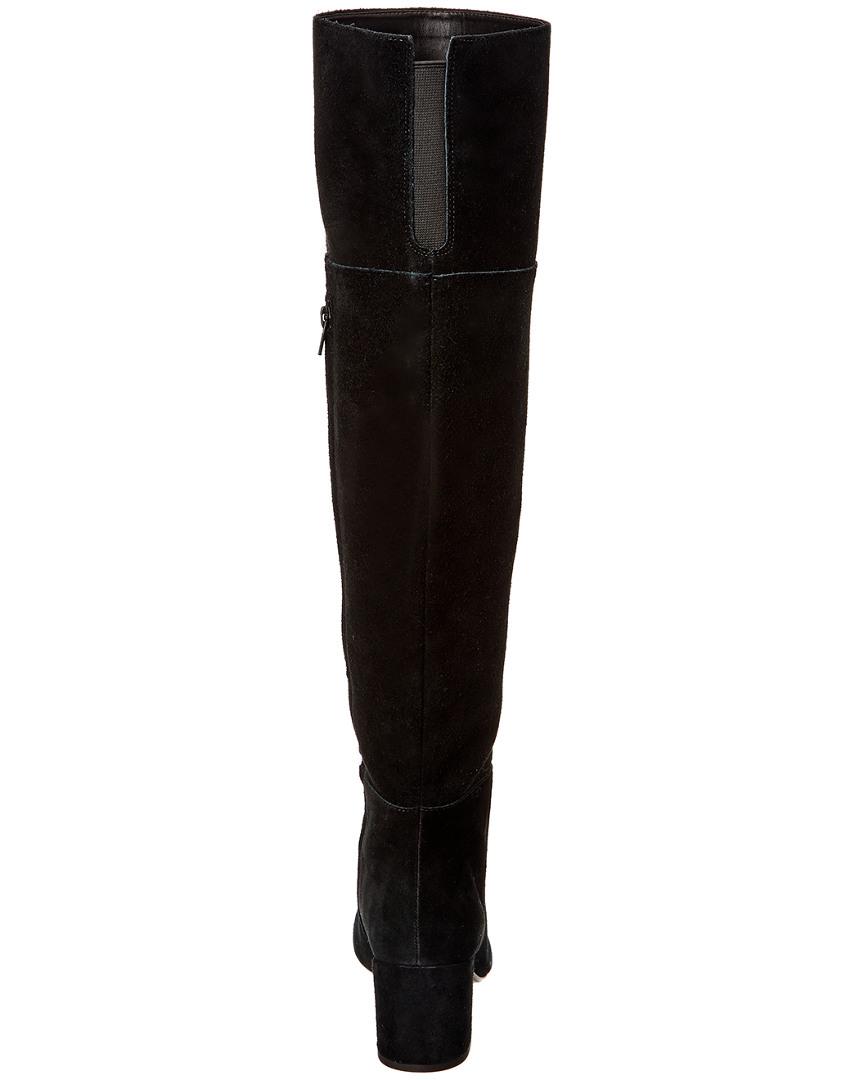 Clarks Women's Barley Ray Suede Over-the-knee Boot in Black - Lyst