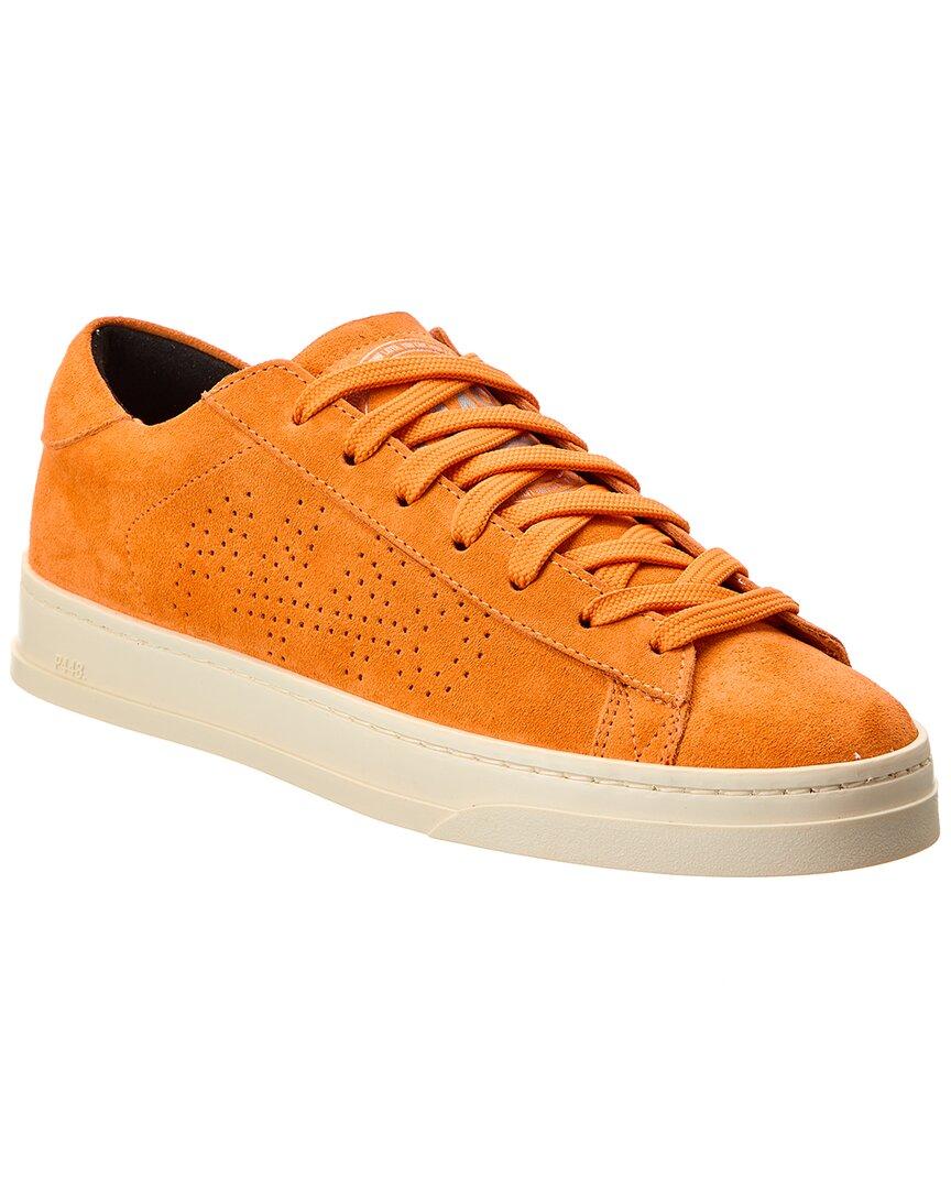 P448 Leather Sneaker in Orange | Lyst
