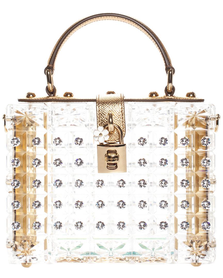 dolce and gabbana clear bag