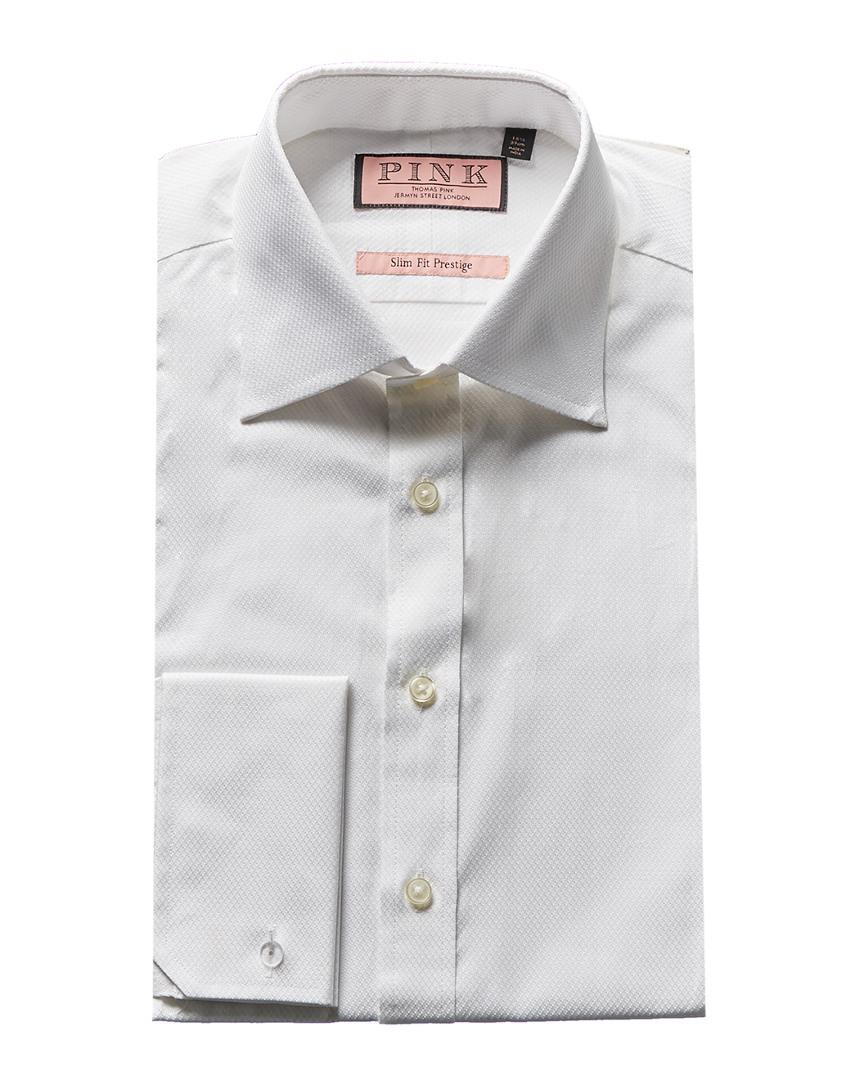 Thomas Pink Cotton Walters Textured 