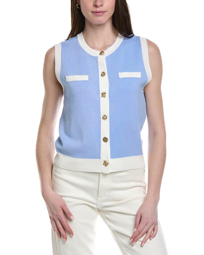 T-shirt Ellen Tracy Active - Gris Et Blanc - Taille M - Neuf Avec étiquettes