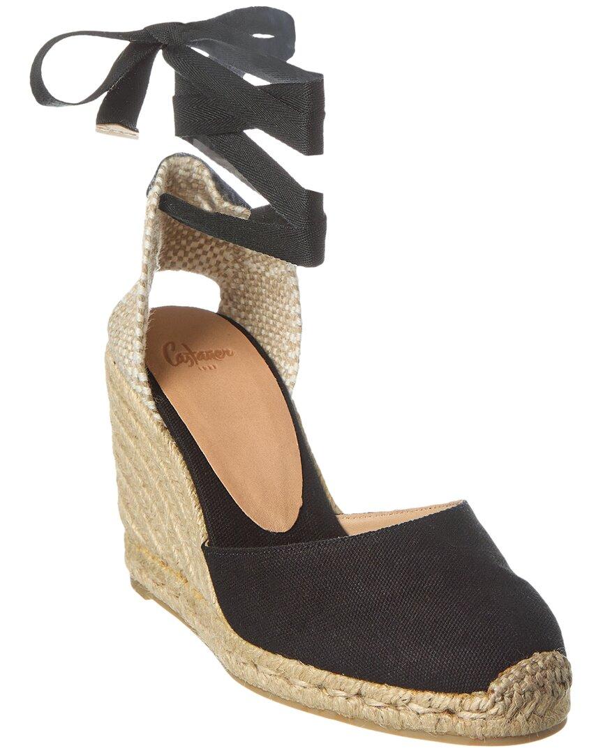 Castaner Carina 60 Canvas Wedge Espadrille in Black Lyst
