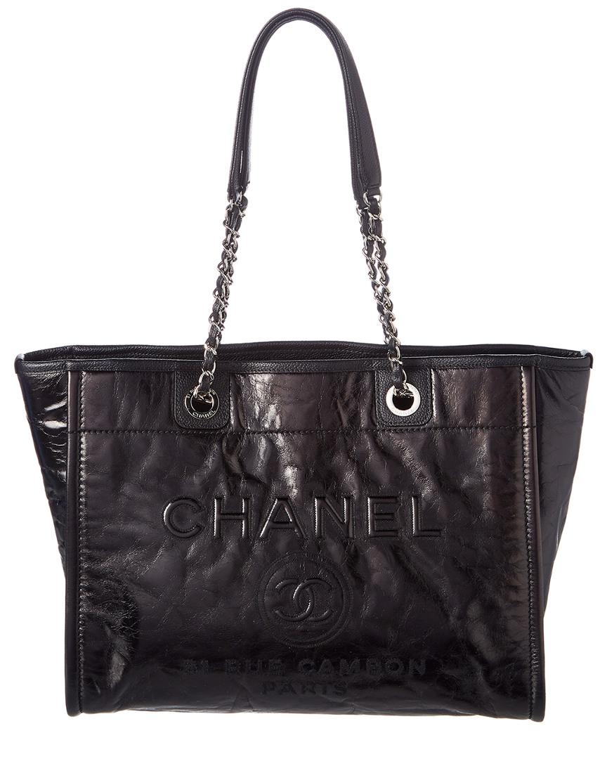 chanel glazed deauville tote bag