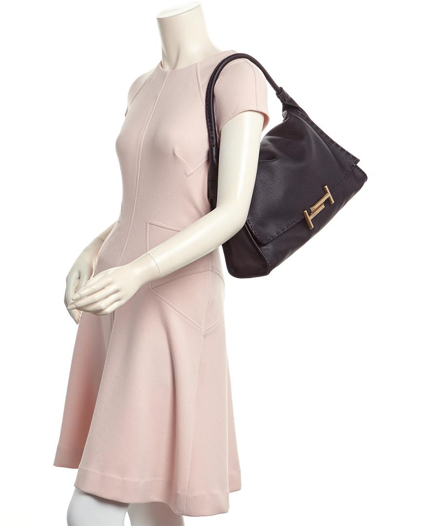 single strap leather shoulder bag