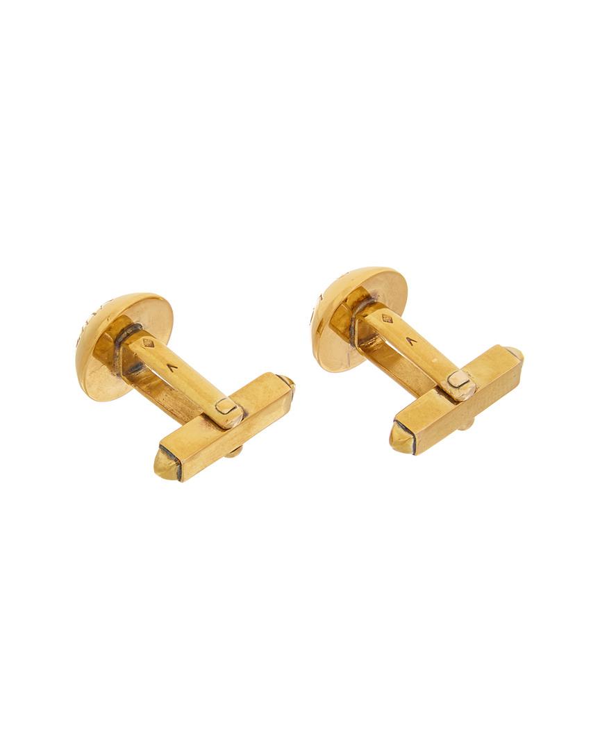 Cufflinks Louis Vuitton Gold In Gold Plated | Natural Resource Department