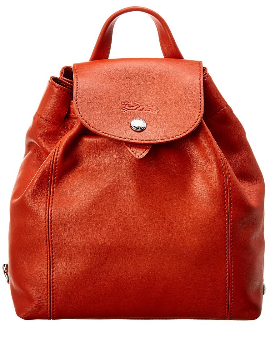 longchamp extra small le pliage cuir backpack