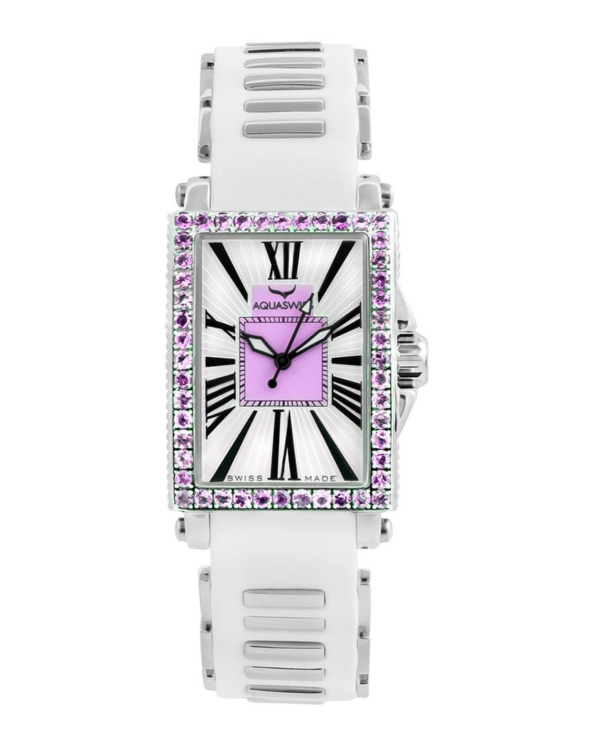 ?AQUASWISS White Kelly Semi-Precious Stone Watch Aquaswiss | Accessories | Aquaswiss White Kelly Semiprecious  main image 3