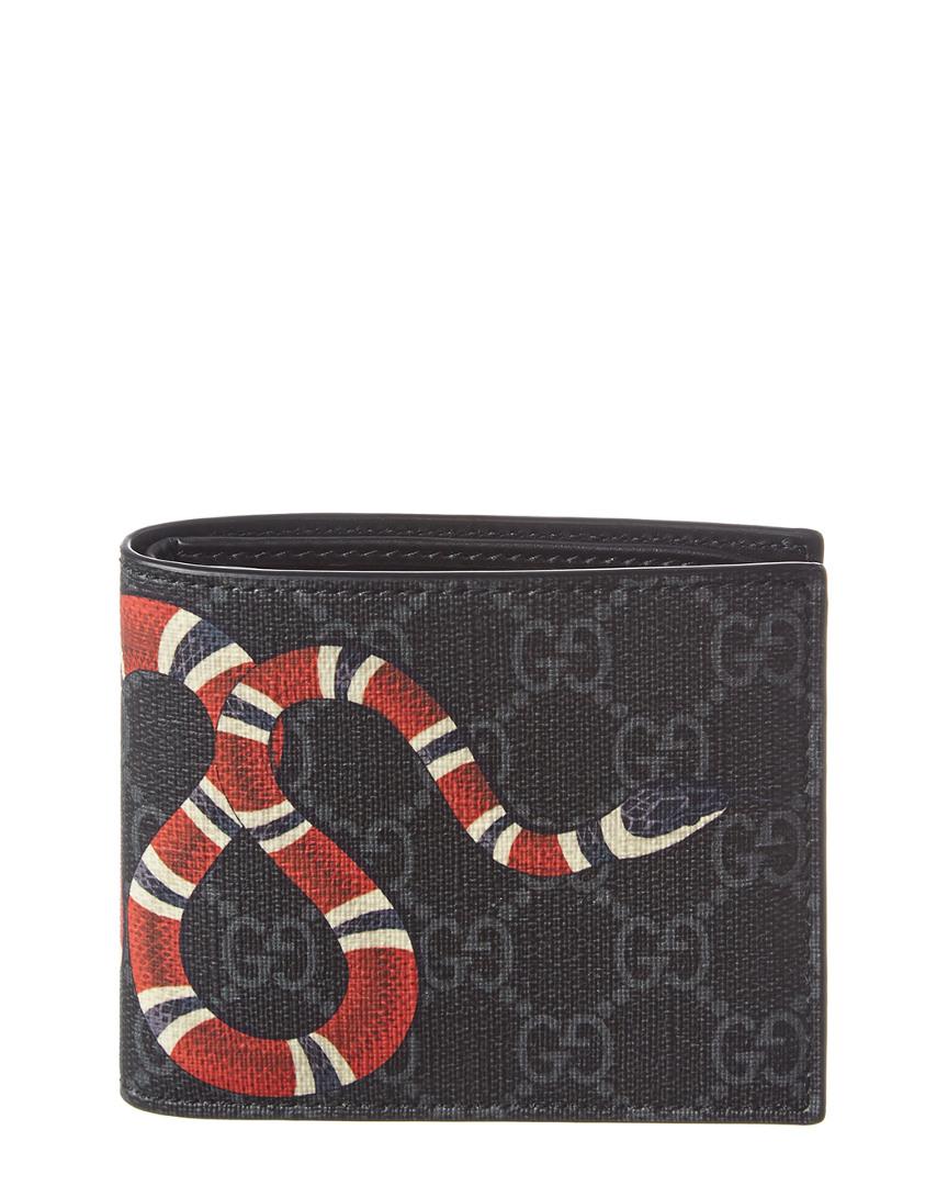 gucci snake wallet mens