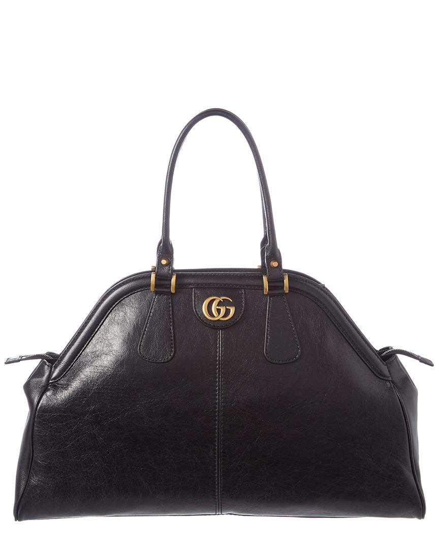 Gucci Re(belle) Large Leather Shoulder Bag in Nero (Black) - Lyst