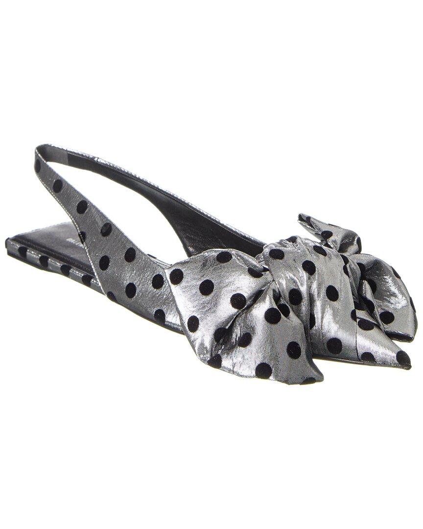 polka dot slingbacks