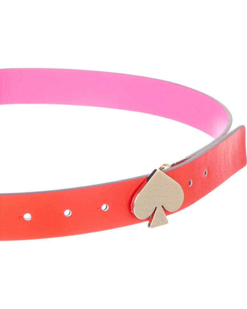 Kate Spade Red Belt With Zebra Buckle Kate Spade New York 32mm rhinestone butterfly metal buckle  main image 3