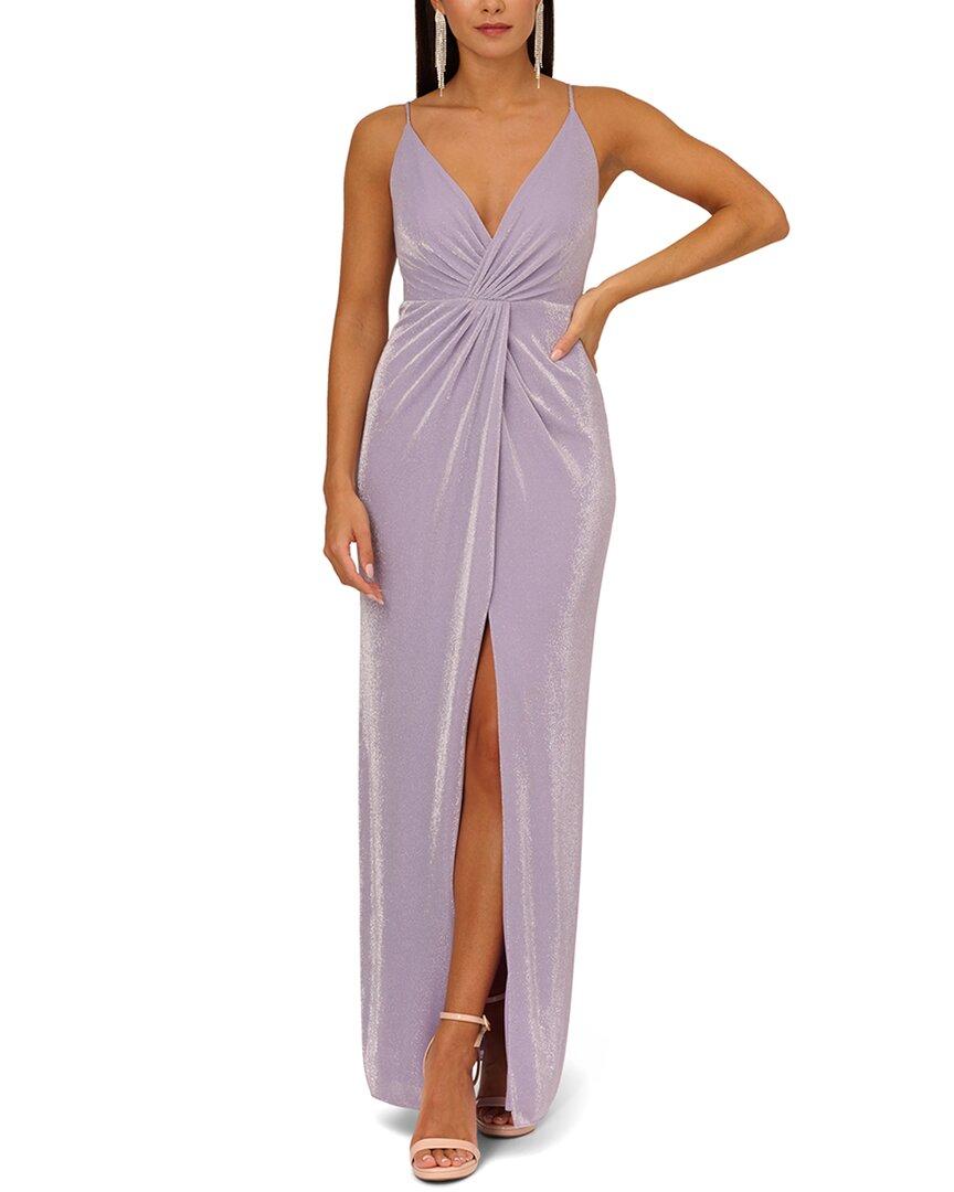 Aidan mattox purple dress clearance