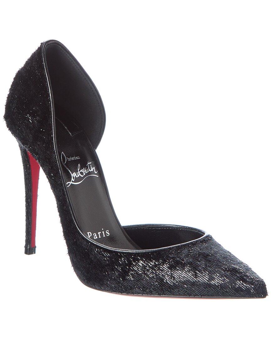 Christian Louboutin Iriza 100 Velvet Pump in Blue Lyst