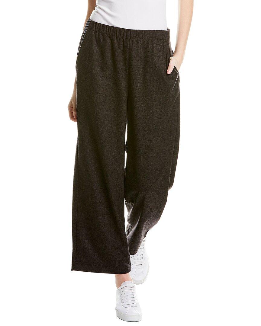 High Waisted Straight Ankle Pant 