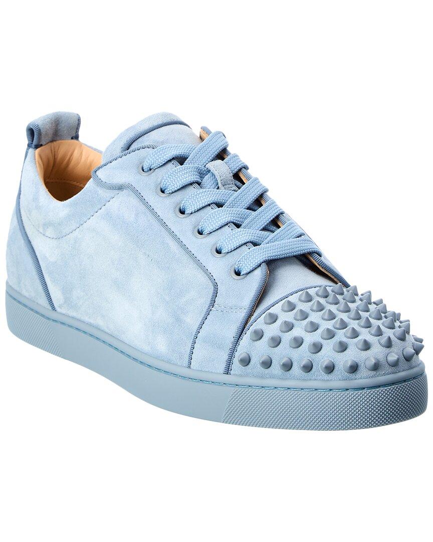 Christian Louis Junior Spikes Suede in Blue for Men | Lyst