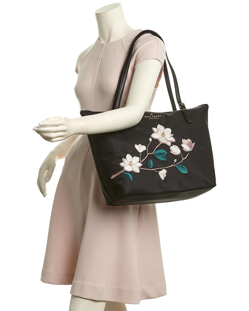 kate spade maya leather tote
