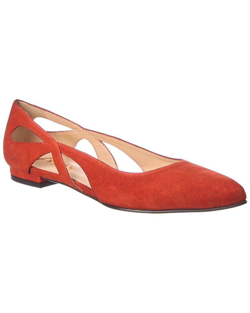 french sole red ballet flat