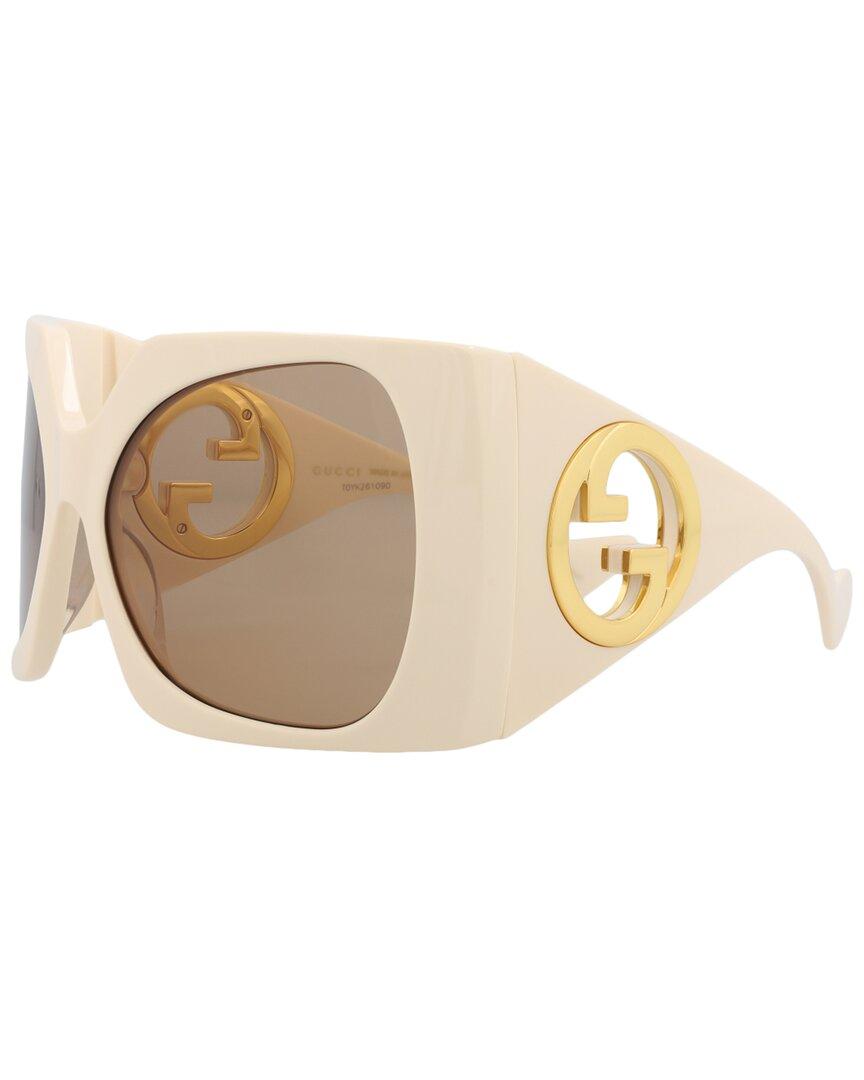 Gucci Novelty 64Mm Sunglasses in Natural Lyst