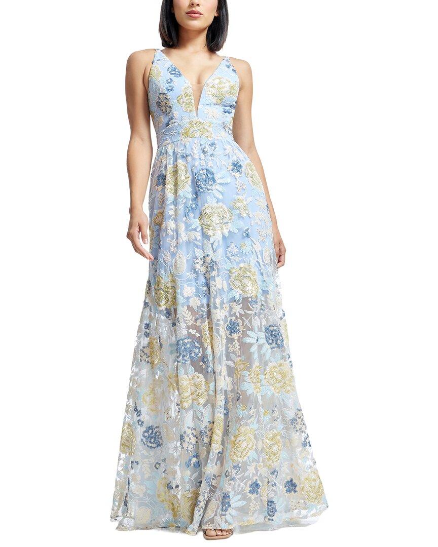 strapless open back dress Lupin Pleated Tiered Maxi Dress main image 0